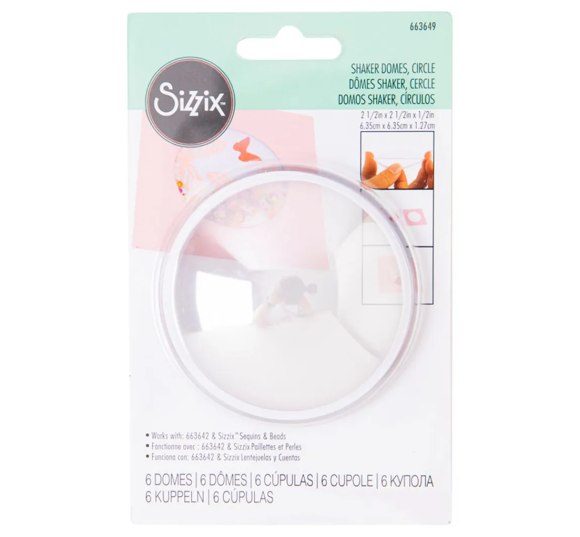 New Sizzix Shaker Domes "Rund"