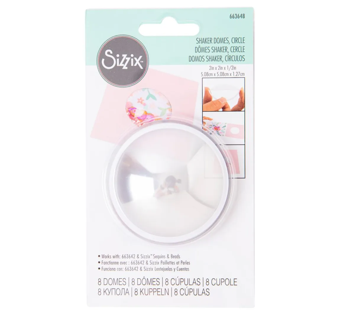 New Sizzix Shaker Domes "Rund"