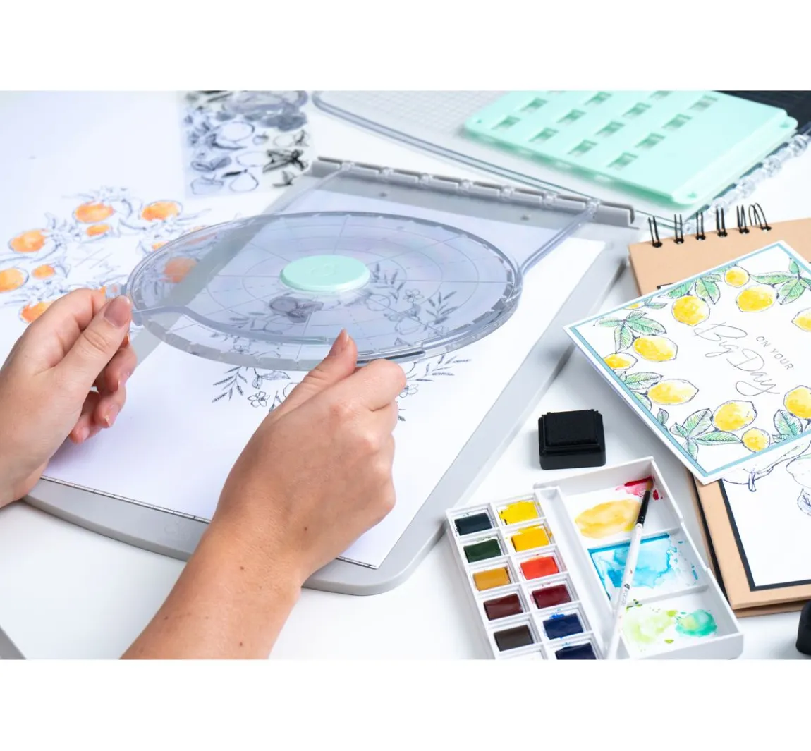 New Sizzix Stamp & Spin Tool