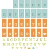 Hot Sizzix Stanzschablone und Clear Stamps "Tab Stamp Alpha by 49 and Market"