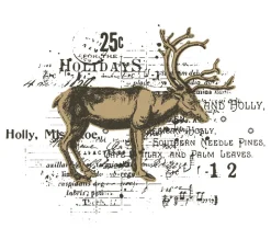 Best Sizzix Stanzschablone und Clear Stamps "Reindeer Mix Cluster by 49 and Market"