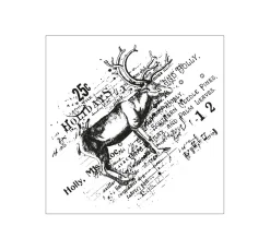 Best Sizzix Stanzschablone und Clear Stamps "Reindeer Mix Cluster by 49 and Market"