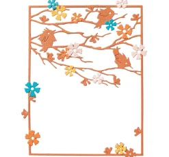 Online Sizzix Thinlits Stanzschablone "Woodland Cardfront"
