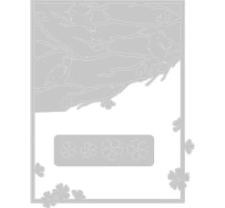 Online Sizzix Thinlits Stanzschablone "Woodland Cardfront"