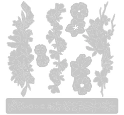 Hot Sizzix Thinlits Stanzschablone "Woodland Borders"