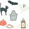 Best Sizzix Thinlits Stanzschablone "Halloween Motifs"