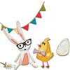 Sizzix Thinlits Stanzschablone "Bunny + Chick by Tim Holtz"