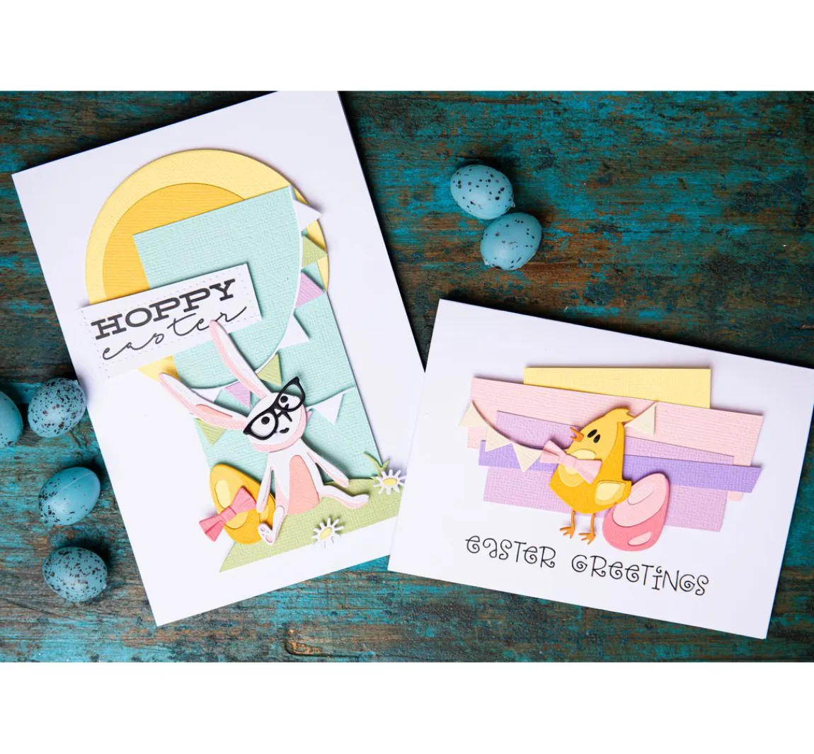 Sizzix Thinlits Stanzschablone "Bunny + Chick by Tim Holtz"
