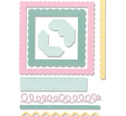 Discount Sizzix Thinlits Stanzschablone "Fabulous Frames & Borders"