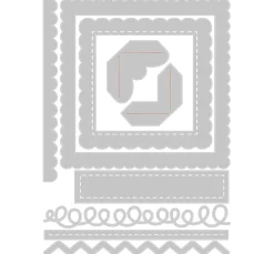 Discount Sizzix Thinlits Stanzschablone "Fabulous Frames & Borders"