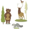 Sale Sizzix Thinlits Stanzschablone "Forest Animals #2"