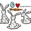 Best Sizzix Thinlits Stanzschablone "Bunny Stitch by Tim Holtz"