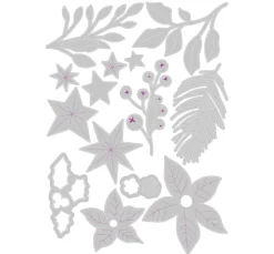 Clearance Sizzix Thinlits Stanzschablone "Festive Foliage"