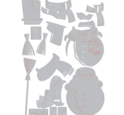 Clearance Sizzix Thinlits Stanzschablone "Winston Colorize by Tim Holtz"