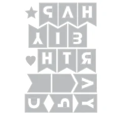 Online Sizzix Thinlits Stanzschablone "Birthday Bunting by Catherine Pooler"