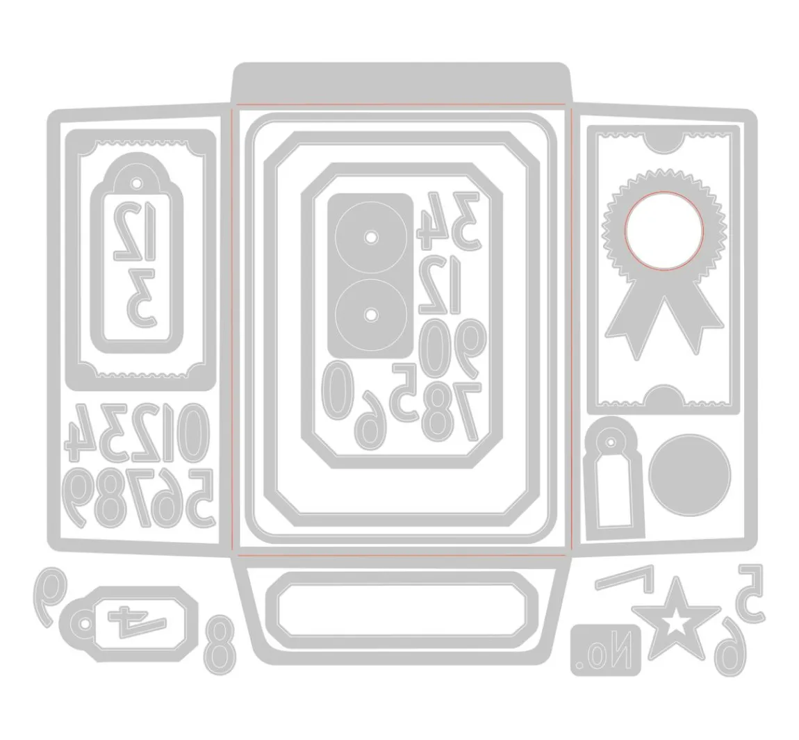 Sizzix Thinlits Stanzschablone "Collector by Tim Holtz"