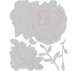 Hot Sizzix Thinlits Stanzschablone "Brushstroke Flowers # 4 by Tim Holtz"