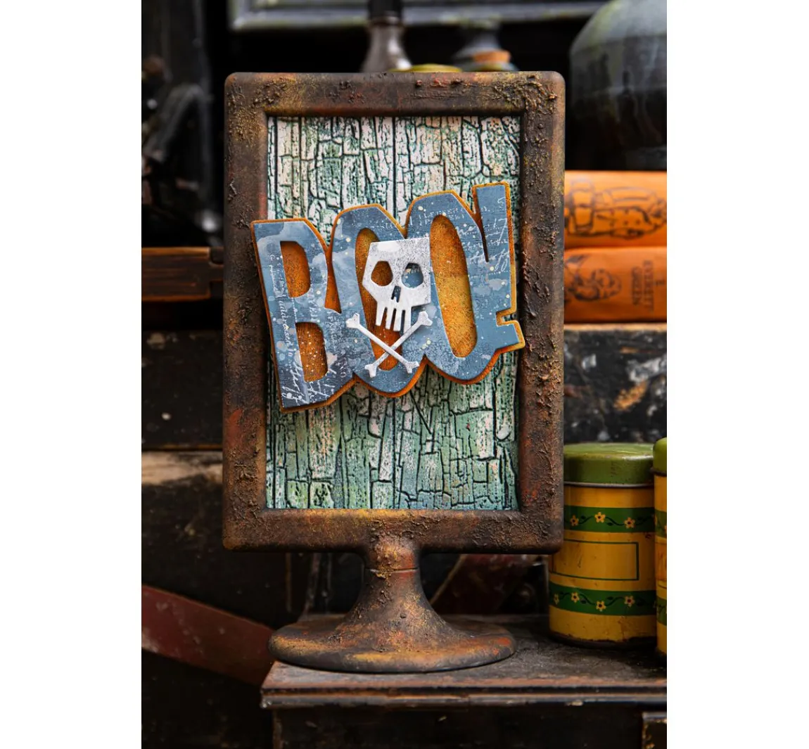 Best Sizzix Thinlits Stanzschablone "Big Frights by Tim Holtz"