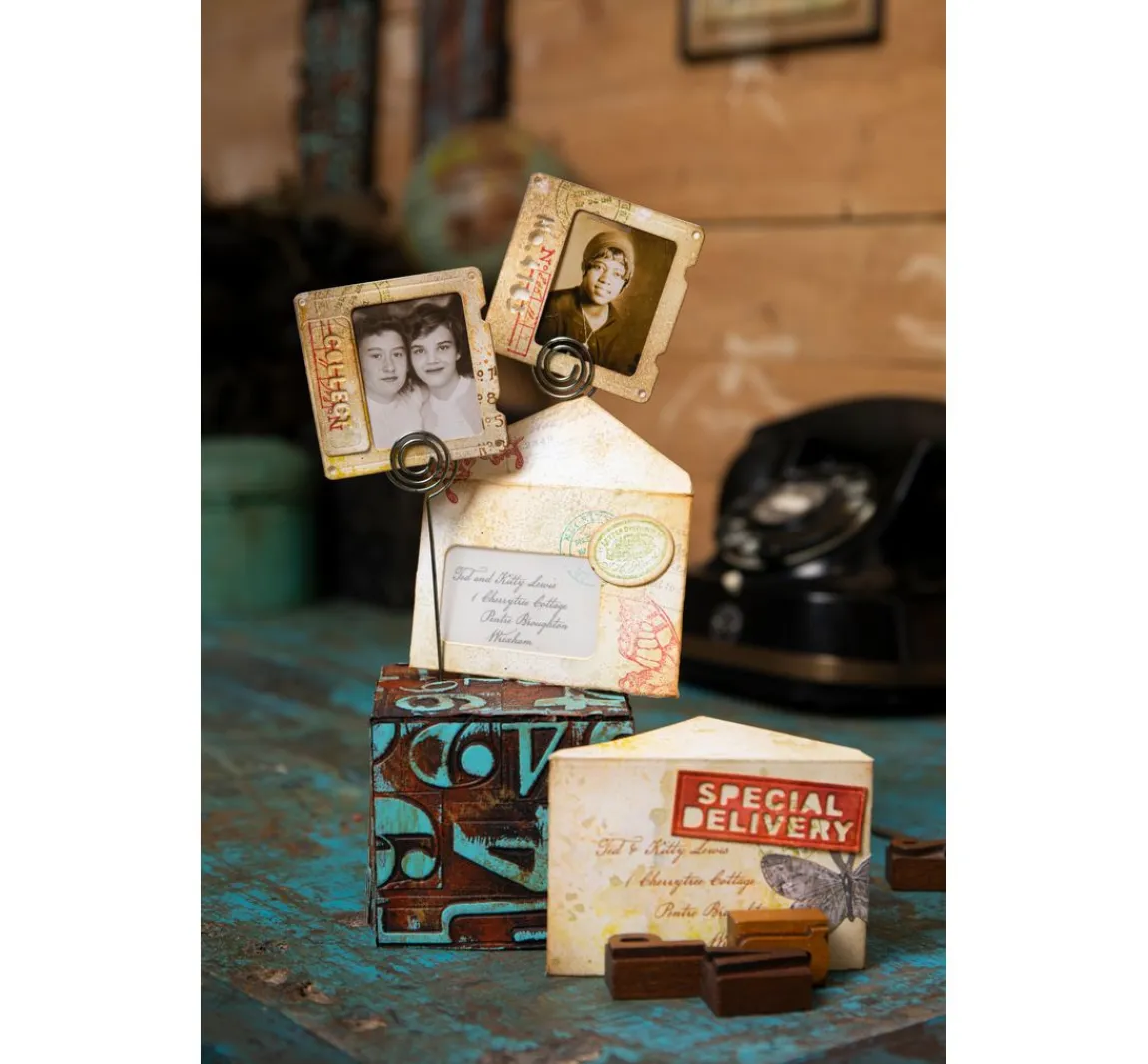 Online Sizzix Thinlits Stanzschablone "Postale by Tim Holtz"