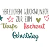 Sale Sizzix Thinlits Stanzschablone "Herzlichen Glückwunsch"
