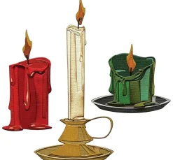 Clearance Sizzix Thinlits Stanzschablone "Candleshop Colorize by Tim Holtz"