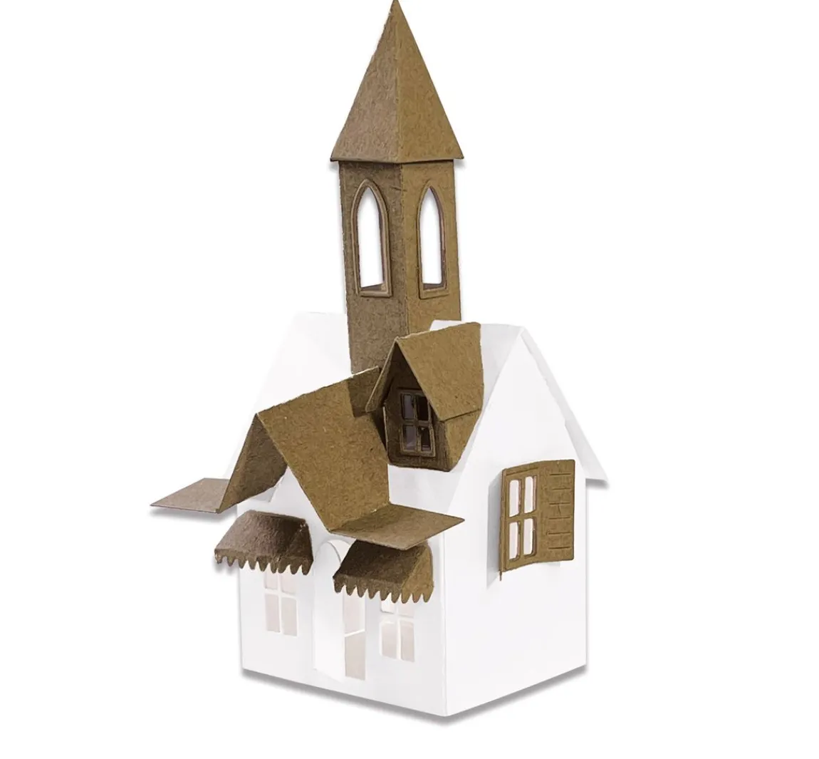 Sale Sizzix Thinlits Stanzschablonen-Set "Village Collection by Tim Holtz"