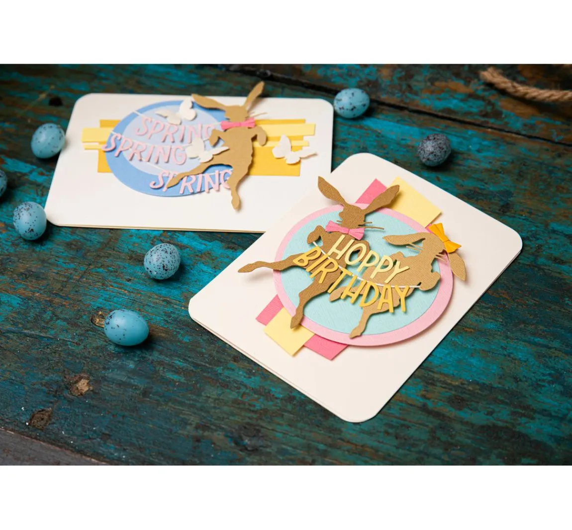 Best Sizzix Thinlits Stanzschablone "Hippity Hop by Tim Holtz"
