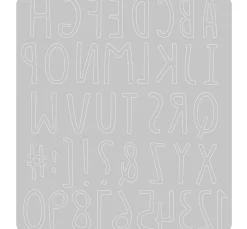 Clearance Sizzix Thinlits Stanzschablone "Hand Drawn Alphabet"