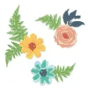 Hot Sizzix Thinlits Stanzschablone "Flowers & Fern"