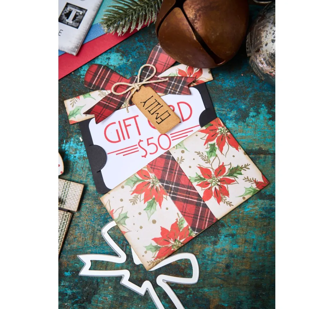 Hot Sizzix Thinlits Stanzschablone "Gift Card Package by Tim Holtz"