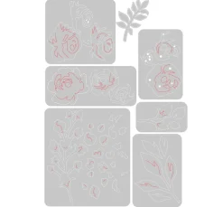 Online Sizzix Thinlits Stanzschablone "Floral Layers 2"