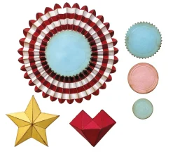 Outlet Sizzix Thinlits Stanzschablone "Rosettes by Tim Holtz"