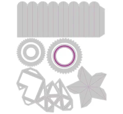 Outlet Sizzix Thinlits Stanzschablone "Rosettes by Tim Holtz"