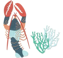 Hot Sizzix Thinlits Stanzschablone "Ocean Critters"