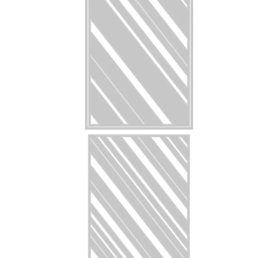 Sale Sizzix Thinlits Stanzschablone "Layered Stripes by Tim Holtz"