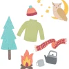 Sale Sizzix Thinlits Stanzschablone "Cozy Woodland"