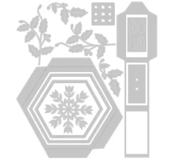 Outlet Sizzix Thinlits Stanzschablone "Hanging Ornament Box by Catherine Pooler"