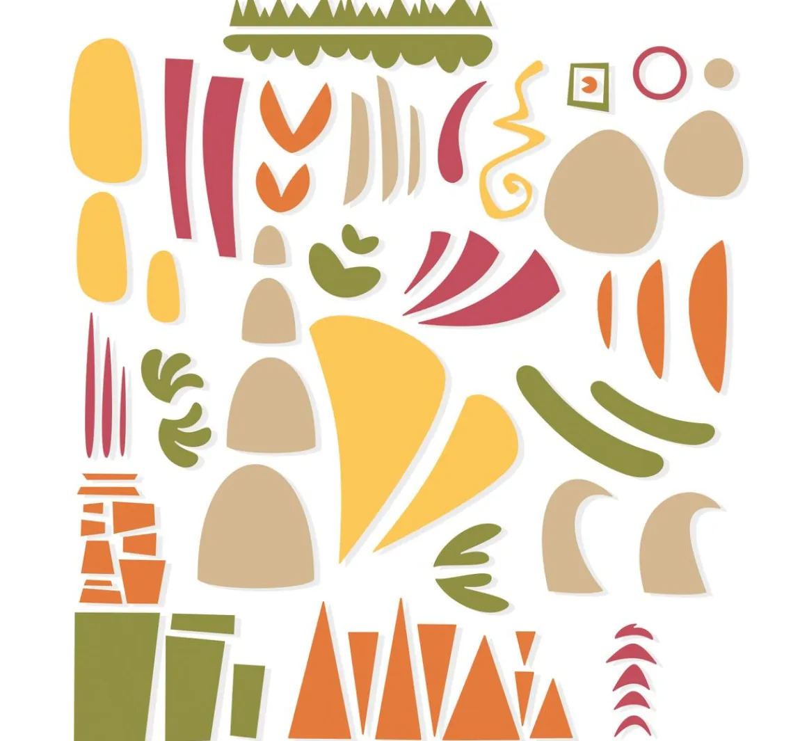 Sizzix Thinlits Stanzschablone "Infinite Doodles #1"