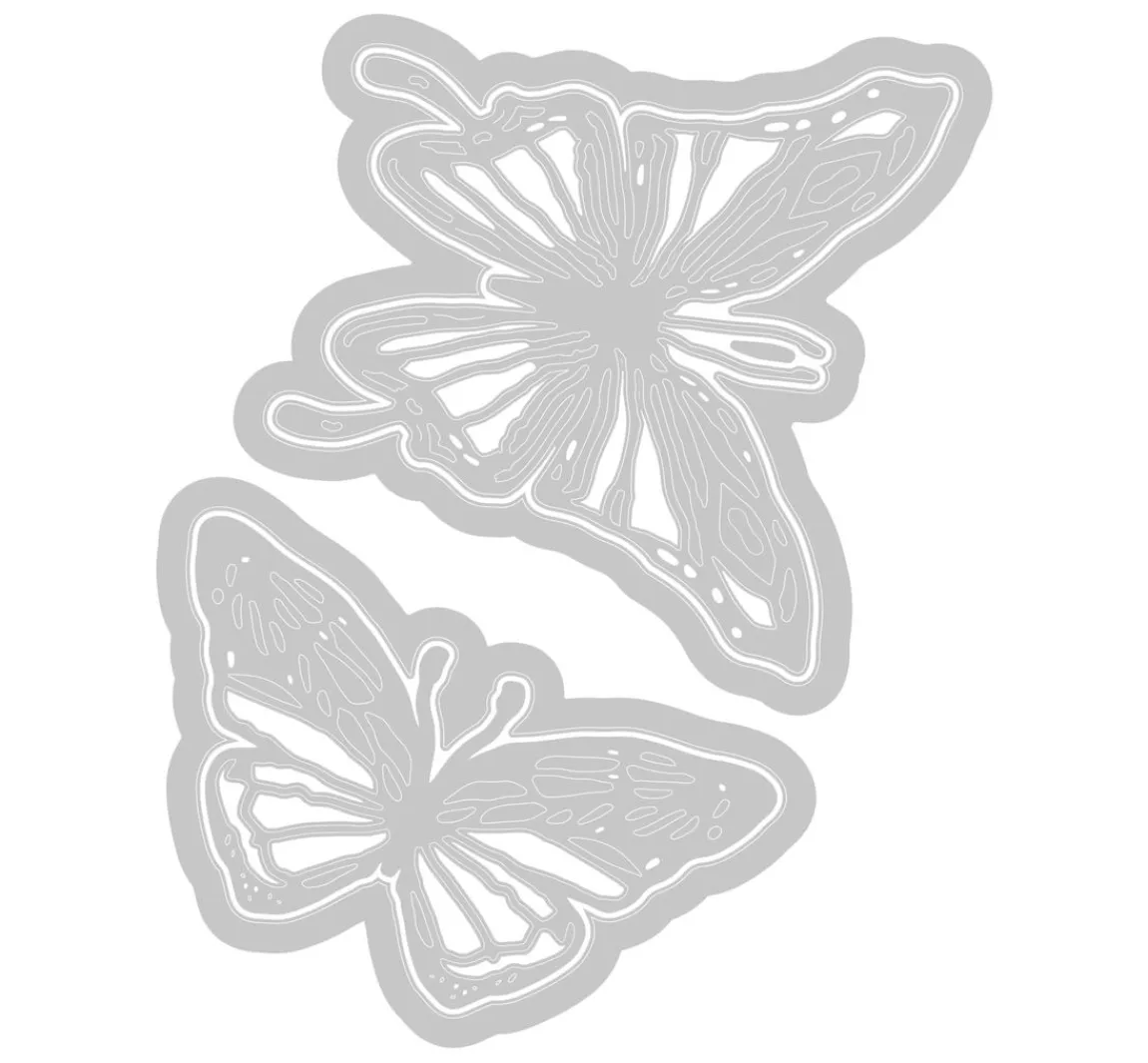 Sale Sizzix Thinlits Stanzschablone "Scribbly Butterfly by Tim Holtz"