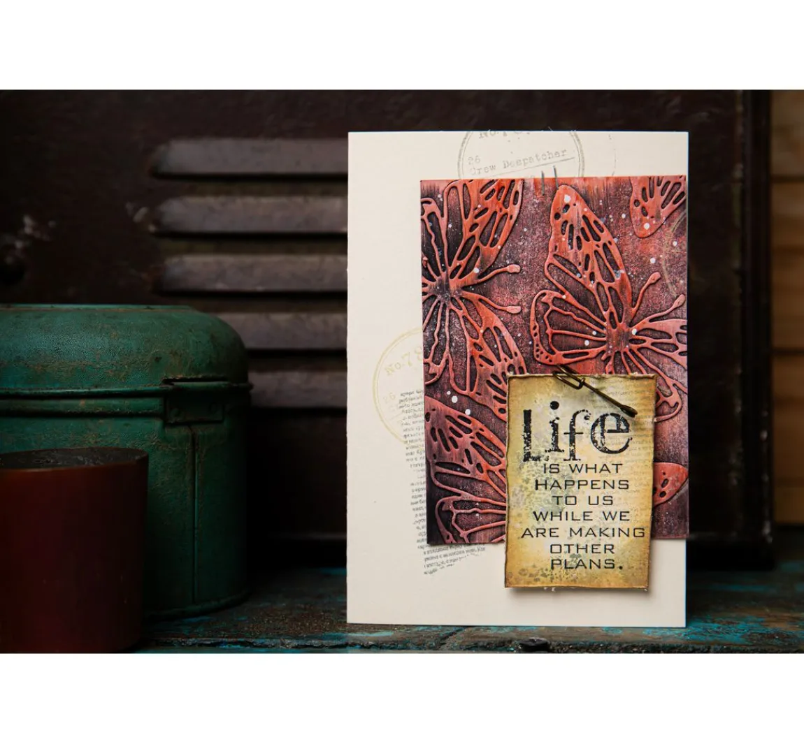 Sale Sizzix Thinlits Stanzschablone "Scribbly Butterfly by Tim Holtz"