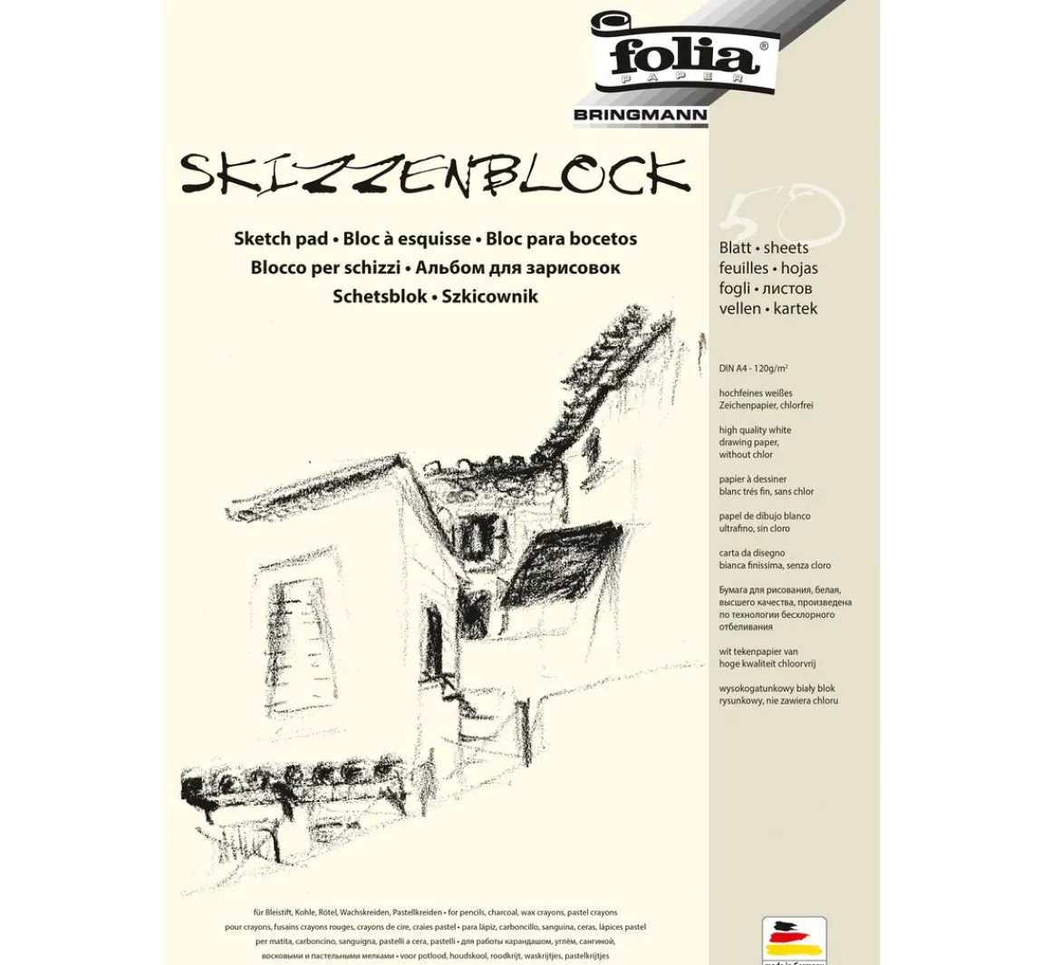 New folia Skizzenblock