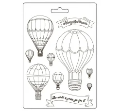 Stamperia Soft Modellierform A5 "Timeless - Balloons"
