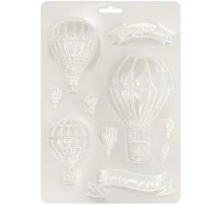 Stamperia Soft Modellierform A5 "Timeless - Balloons"