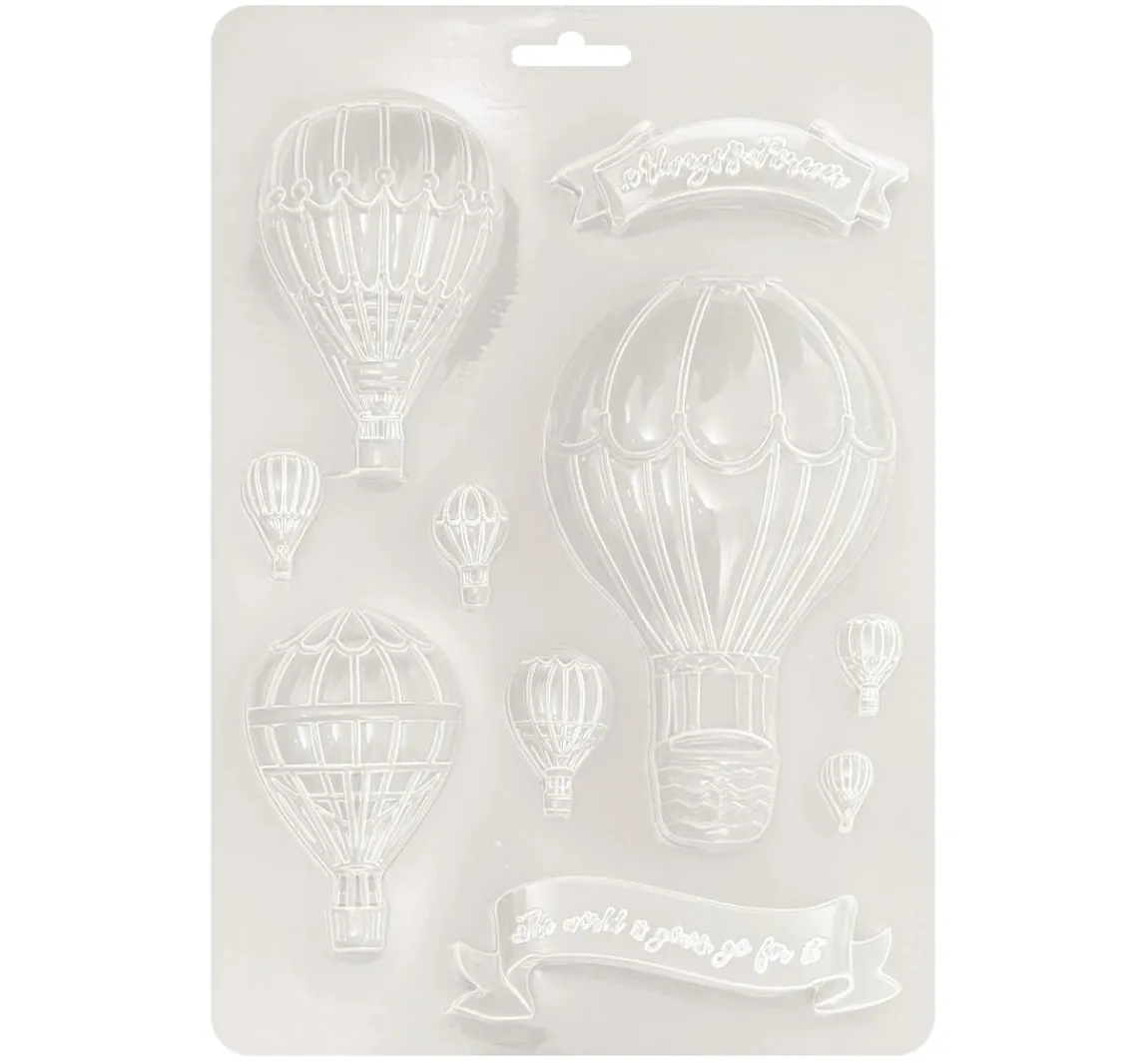 Stamperia Soft Modellierform A5 "Timeless - Balloons"