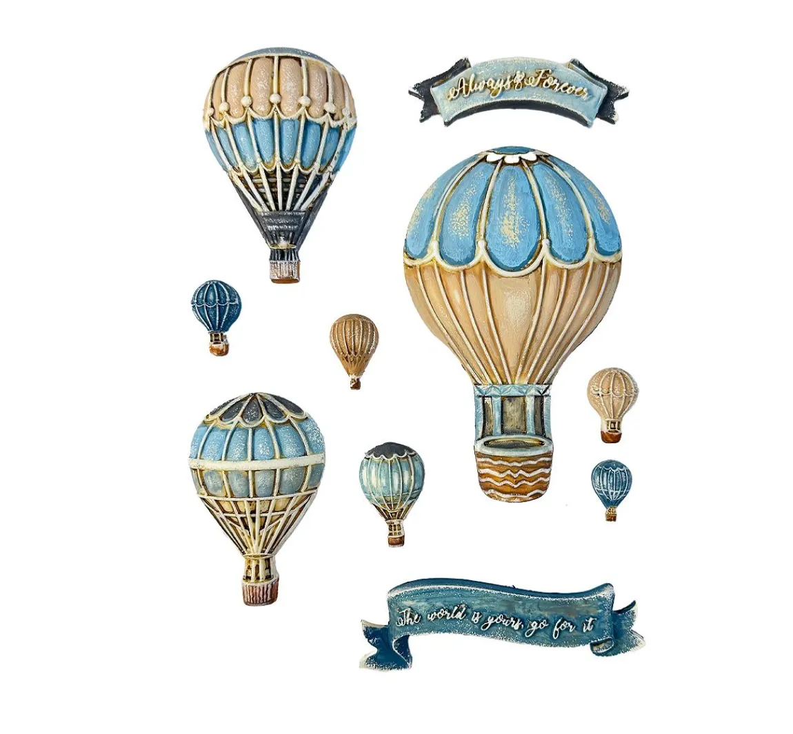 Stamperia Soft Modellierform A5 "Timeless - Balloons"