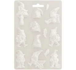 Hot Stamperia Soft Modellierform "Hidden Grove - Gnome"