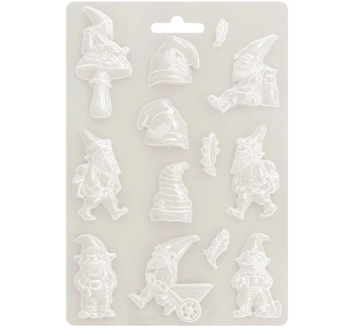 Hot Stamperia Soft Modellierform "Hidden Grove - Gnome"