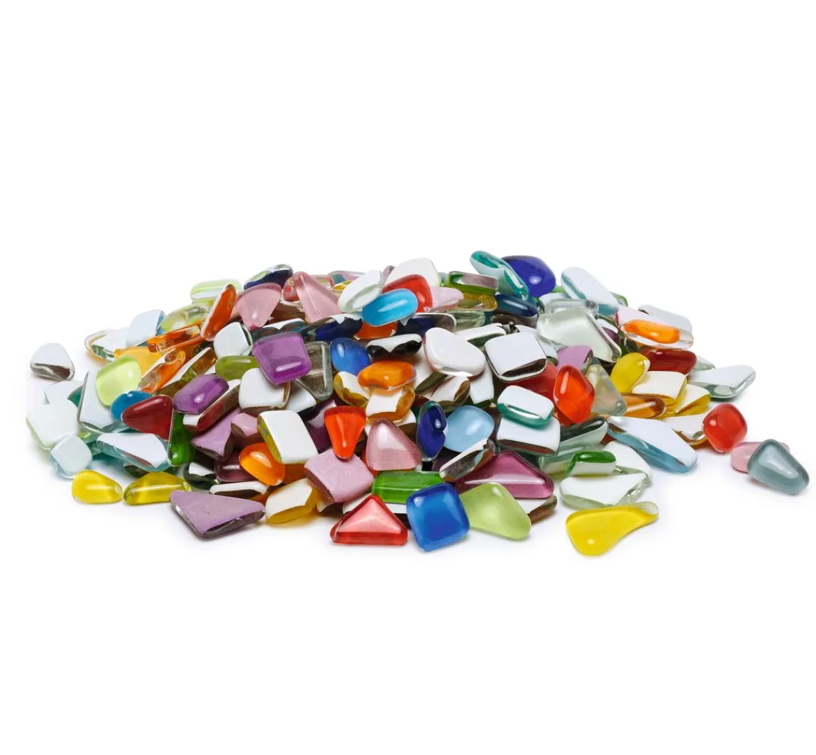 Best Rayher Soft-Glas Bruchmosaik "Bunter Mix", 500 g