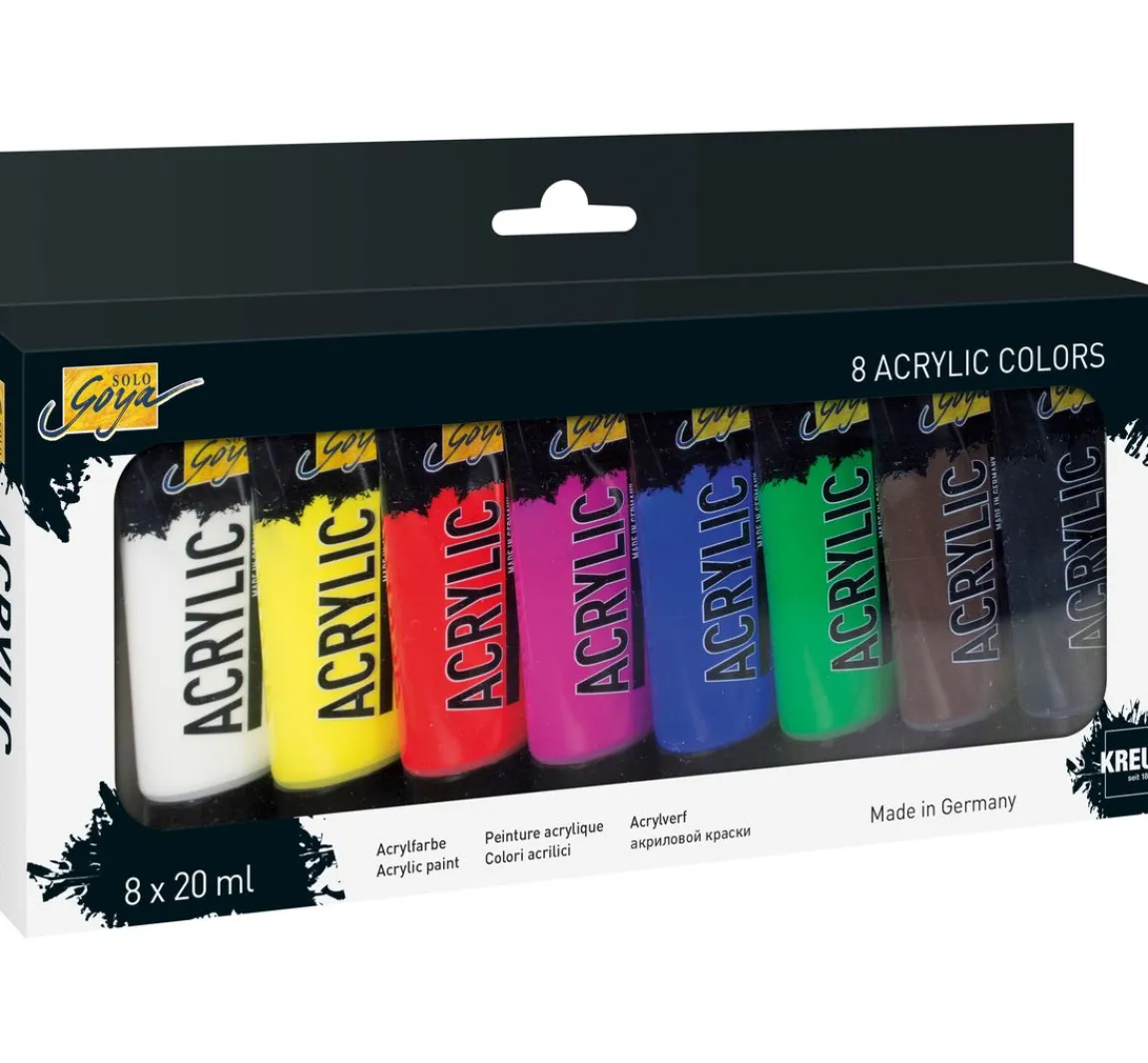 Outlet Kreul Künstler Solo Goya Acrylic 20ml, 8er-Set
