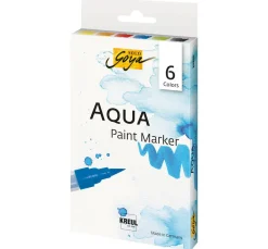 Best Kreul Künstler Solo Goya Aqua Paint Marker, 6er-Set